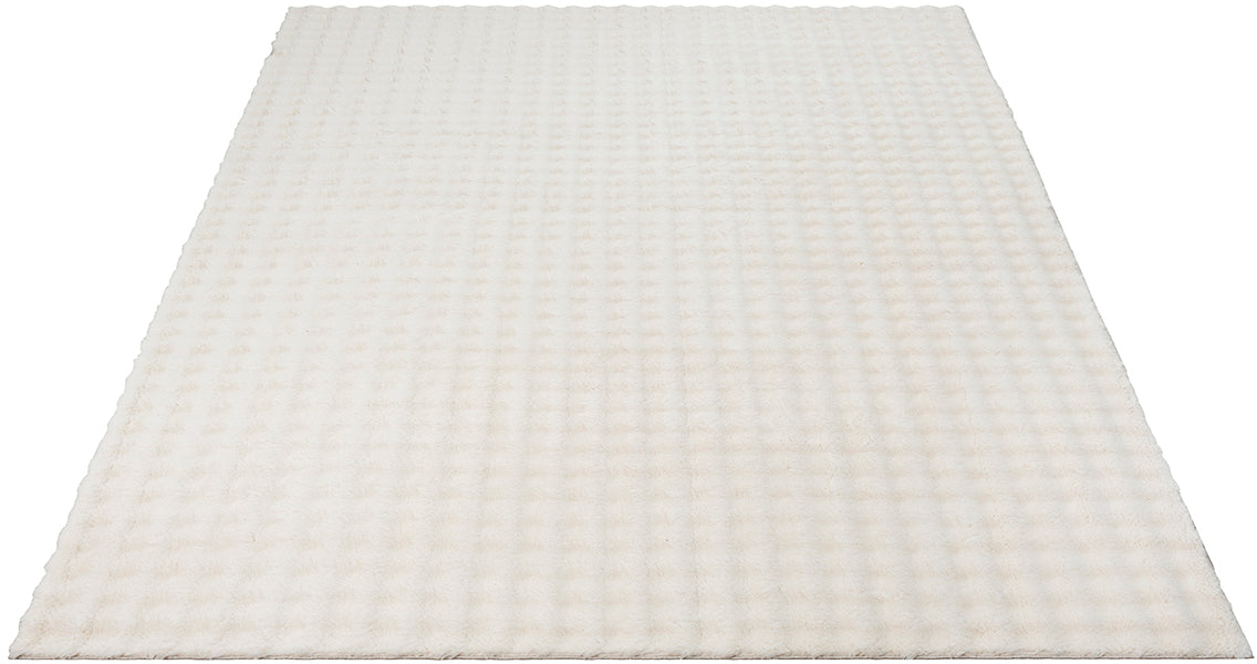 Flow Flauschiger Bubble Hochflor Teppich, 67 70-Beige
