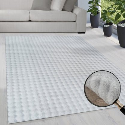 Flow Flauschiger Bubble Hochflor Teppich, 67 95-Grey