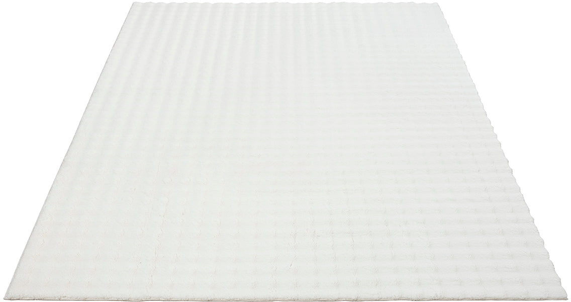 Flow Flauschiger Bubble Hochflor Teppich, 67 60-Cream