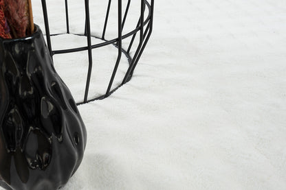 Flow Flauschiger Bubble Hochflor Teppich, 67 60-Cream