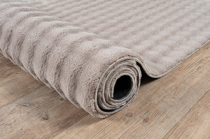 Flow Flauschiger Bubble Hochflor Teppich, 67 760-Sand