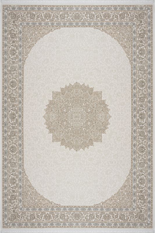 Fabia – Hochwertiger Design-Teppich mit Fransen 71291 71-Beige