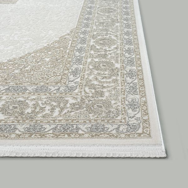 Fabia – Hochwertiger Design-Teppich mit Fransen 71291 71-Beige