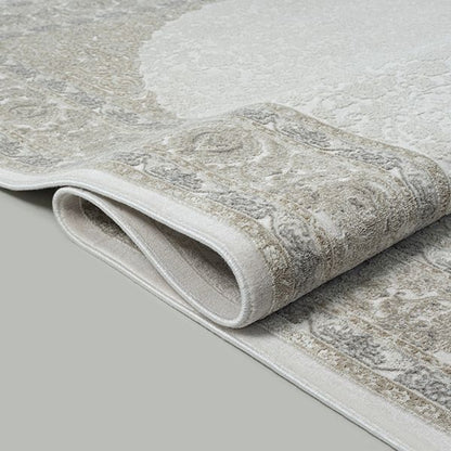 Fabia – Hochwertiger Design-Teppich mit Fransen 71291 71-Beige