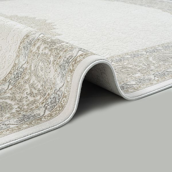 Fabia – Hochwertiger Design-Teppich mit Fransen 71291 71-Beige