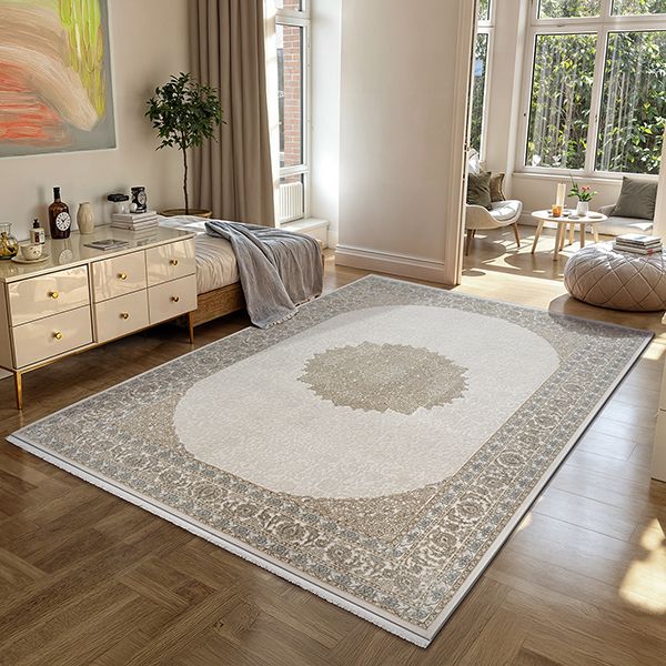 Fabia – Hochwertiger Design-Teppich mit Fransen 71291 71-Beige
