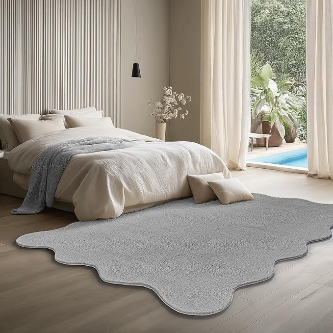 Hochflor Teppich | Loft Shape Grey