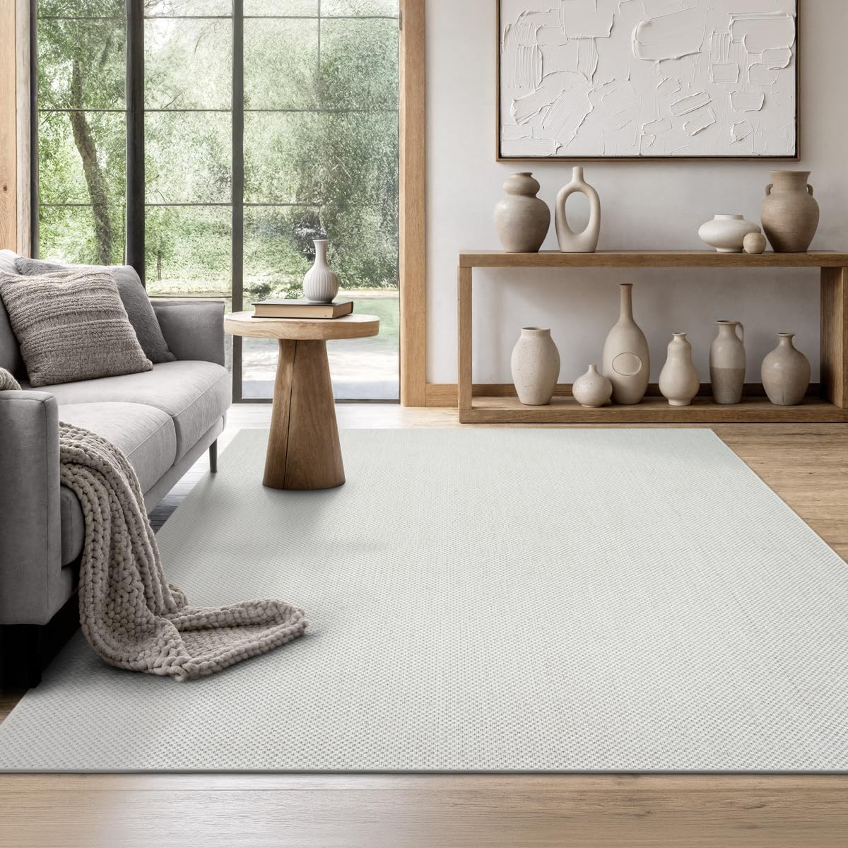 Maestro | Cream | Moderner In-& Outdoor Teppich