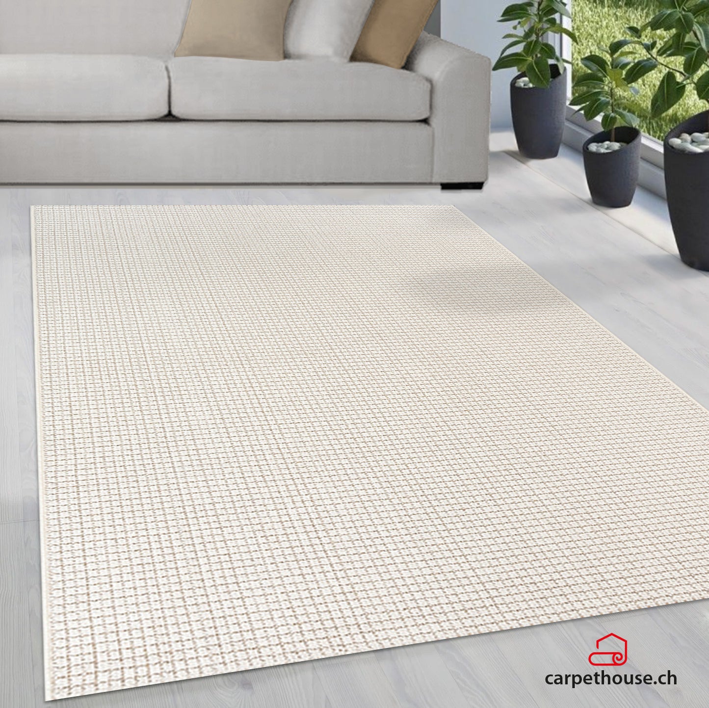 Moderner Teppich Mira 7502 260-Cream