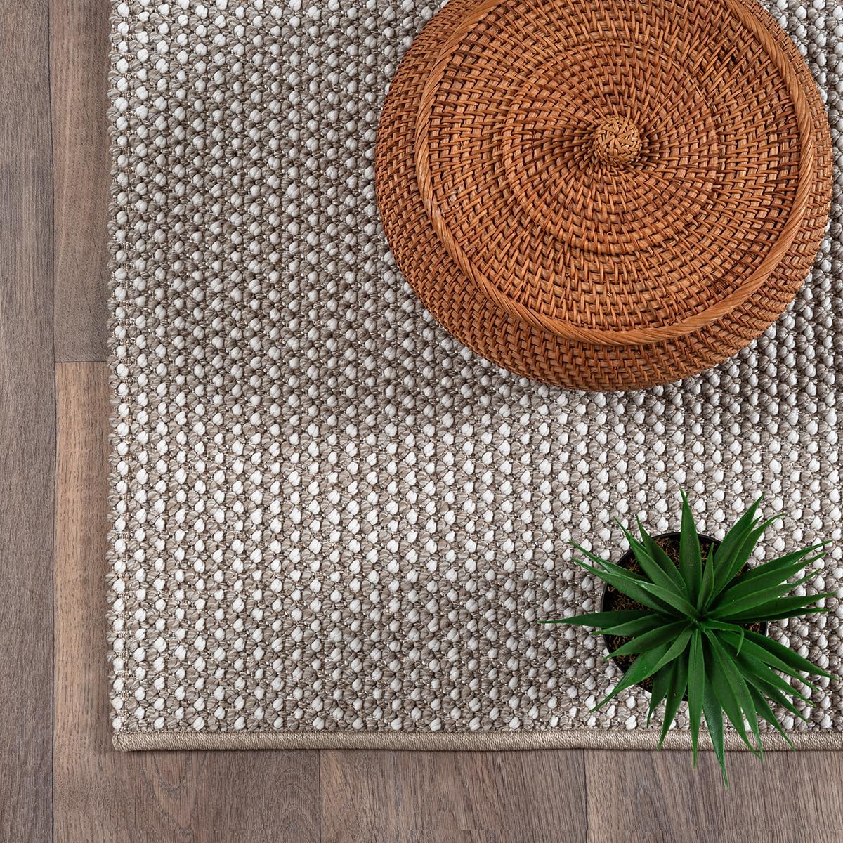 Moderner Teppich Mira 7506 170-Beige