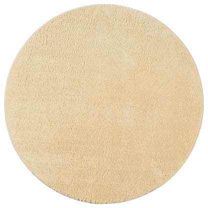 Loft washable | Gold | Hochflorteppich | rund