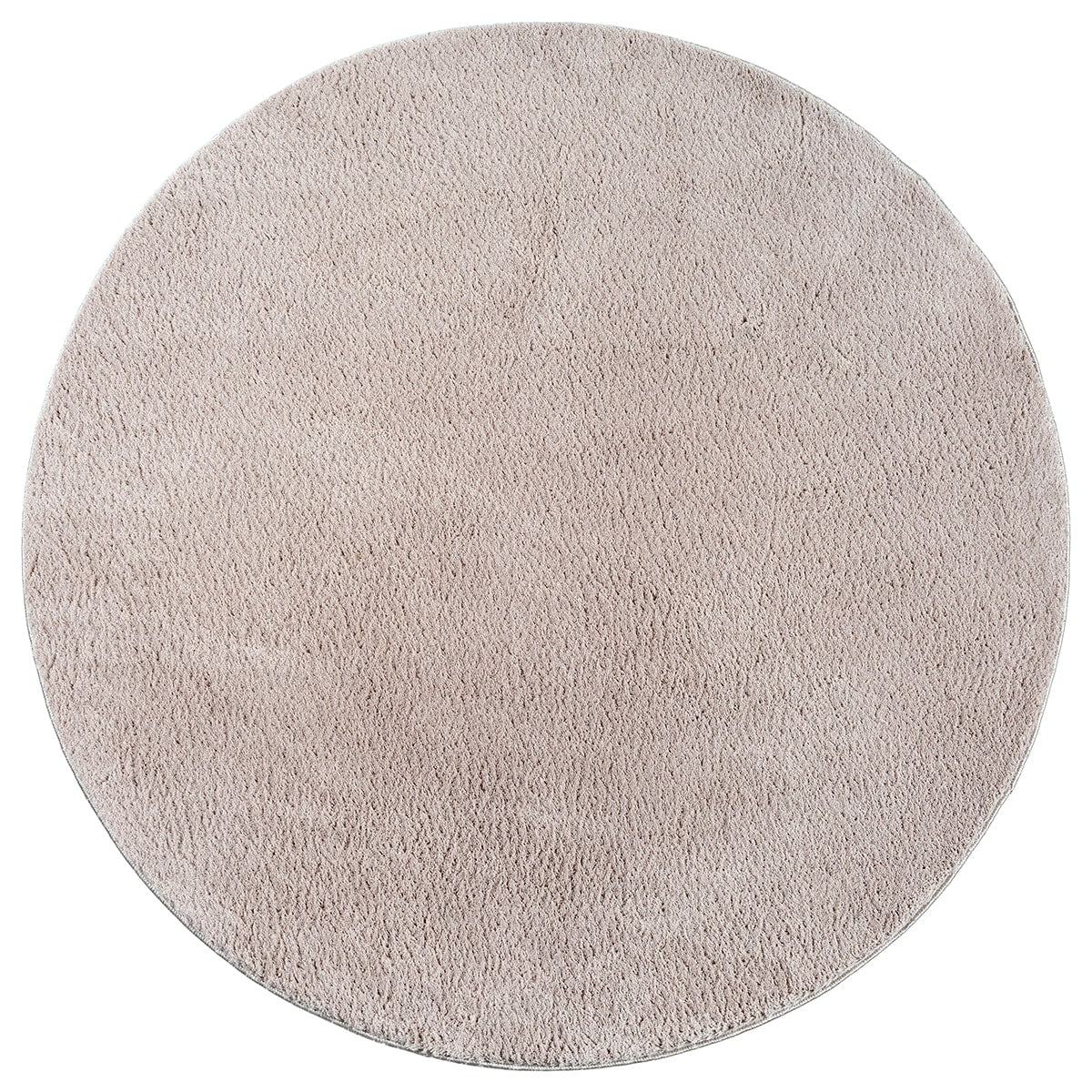 Hochflor Teppich Loft 37 760 Sand – Rund