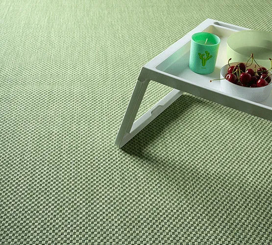 Runder Indoor & Outdoor Kurzflorteppich Green – Maestro