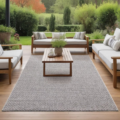 Moderner In- & Outdoor Teppich Helsinki 8003 295-Grey