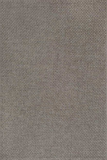 Merinos Helsinki Outdoor-Flachgewebe-Teppich in Taupe