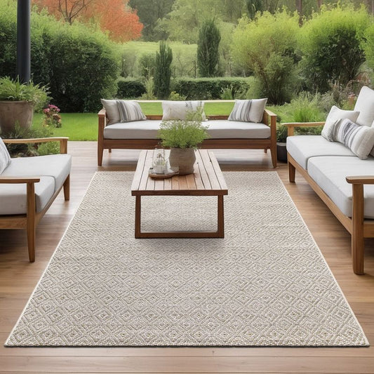 Moderner In- & Outdoor Teppich Helsinki 8004 178-Brown