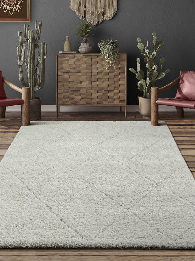 Ideal Shaggy Hochflorteppich 80260 360-Cream