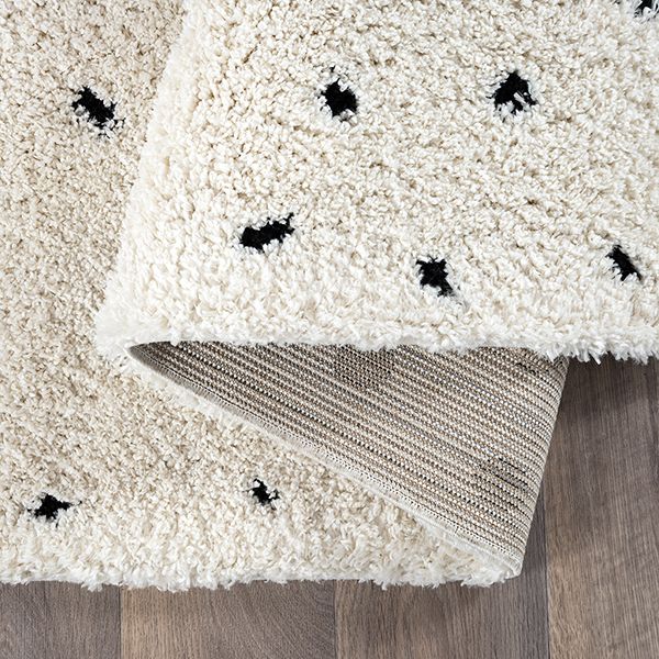 Ideal Shaggy Hochflorteppich 80406 260-Cream mit fransen