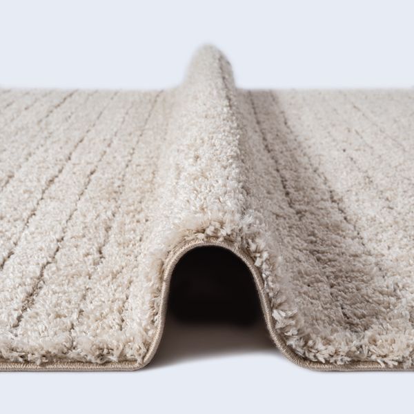Ideal Shaggy Hochflor-Teppich in Beige