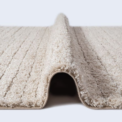 Ideal Shaggy Hochflor-Teppich in Beige