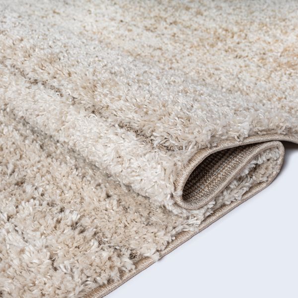 Ideal Shaggy Hochflor-Teppich in Beige