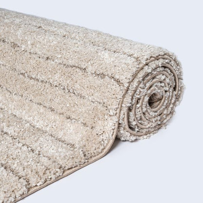 Ideal Shaggy Hochflor-Teppich in Beige