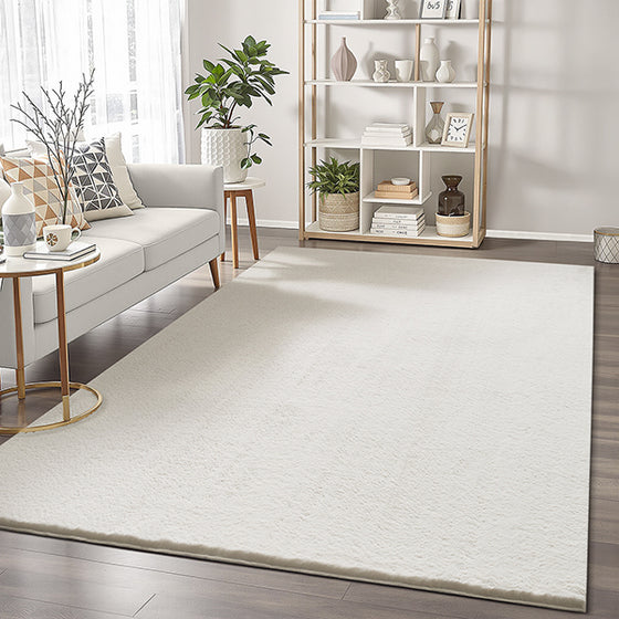 Cozy Waschbarer Teppich mit weichem Flor, 80 60-Cream