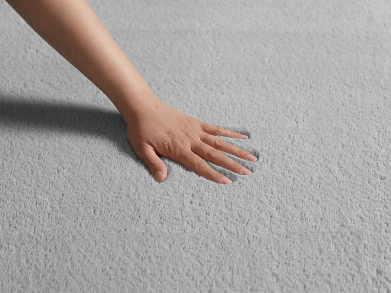 Cozy Waschbarer Teppich mit weichem Flor, 80 95-Grey