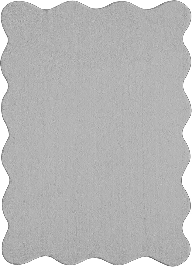 Hochflor Teppich | Loft Shape Grey