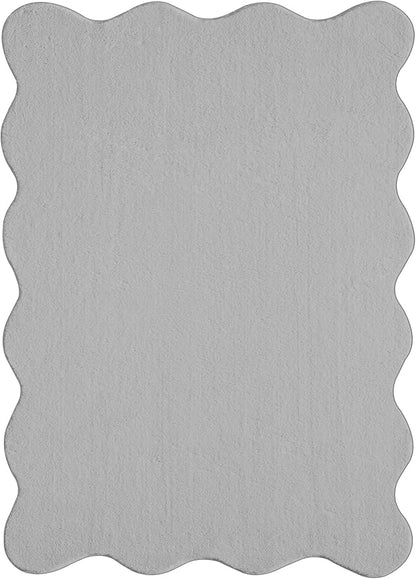 Hochflor Teppich | Loft Shape Grey