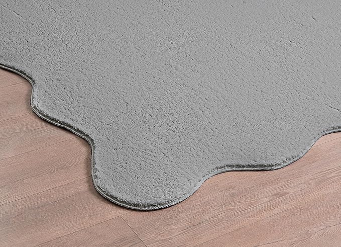 Hochflor Teppich | Loft Shape Grey