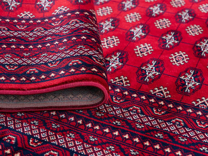 Teppich Dubai | Red | Kurzflorteppich