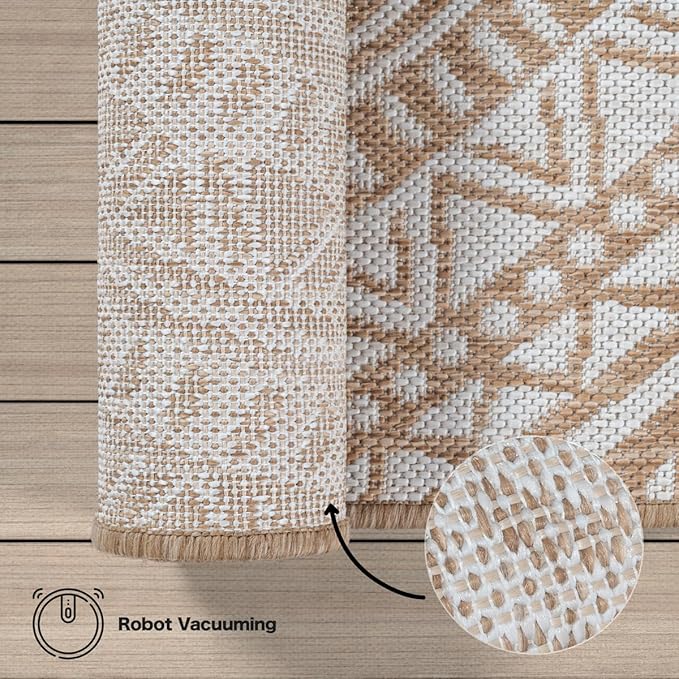 Maestro | Nature | Moderner In-& Outdoor Teppich | rund