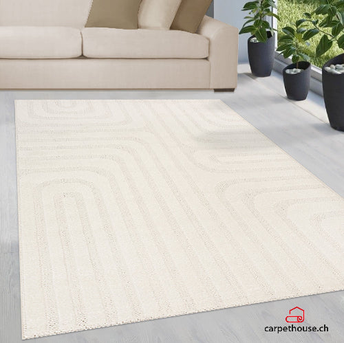 Glance Moderner Teppich, 8519 160-Cream