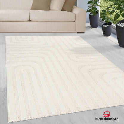 Glance Moderner Teppich, 8519 160-Cream