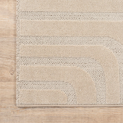 Glance Moderner Teppich, 8519 170-Beige