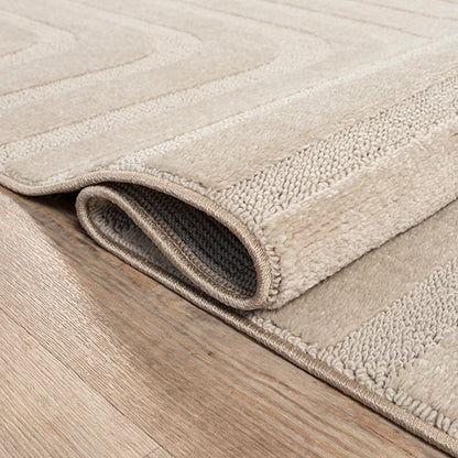 Glance Moderner Teppich, 8519 170-Beige