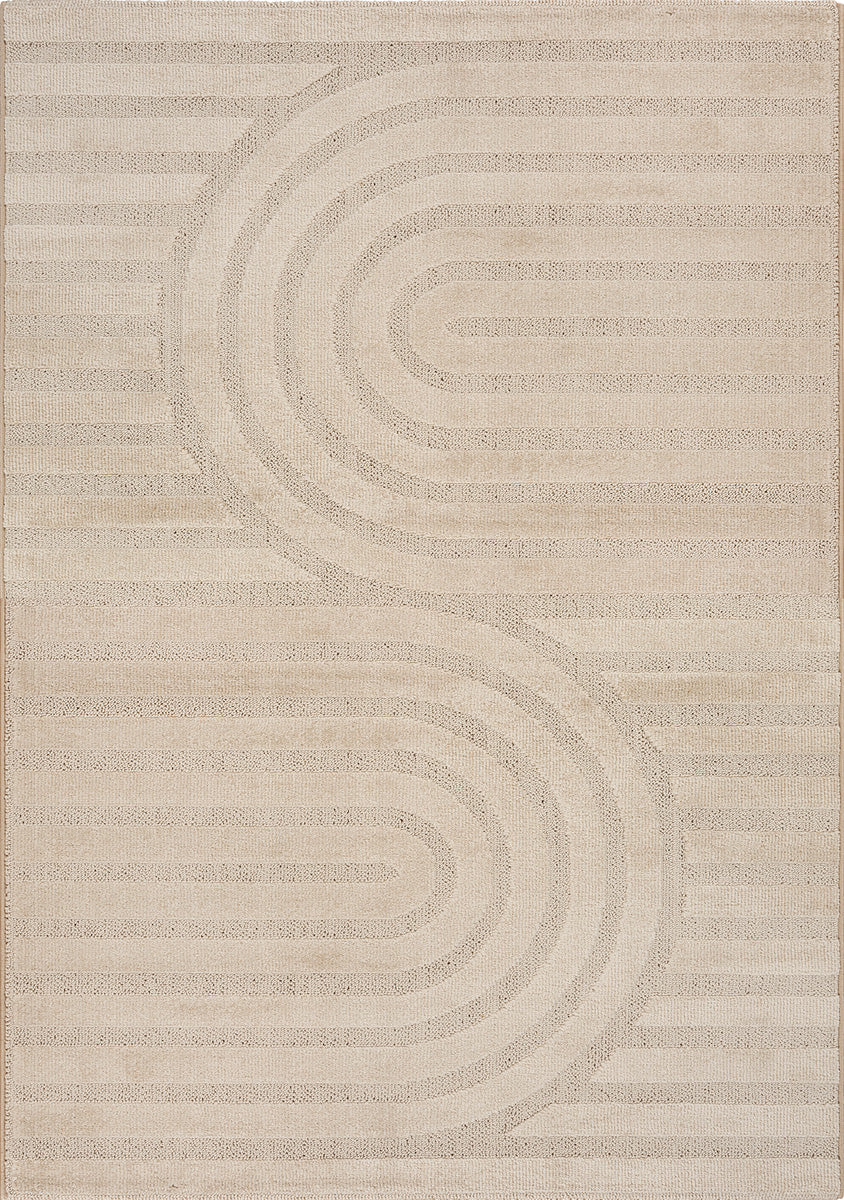 Glance Moderner Teppich, 8520 170-Beige