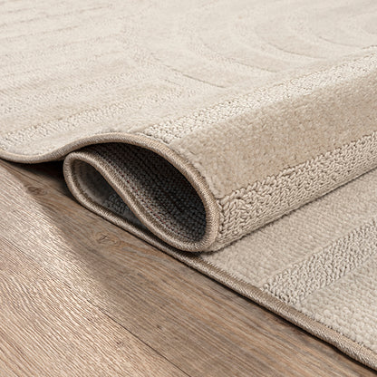 Glance Moderner Teppich, 8520 170-Beige