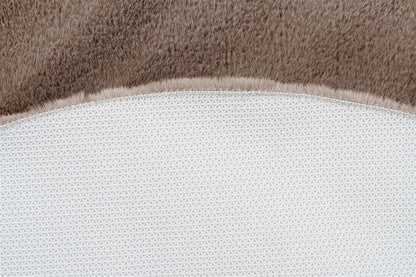 Badematte Rabbit 225 Dunkelbeige Ø 100cm RUND