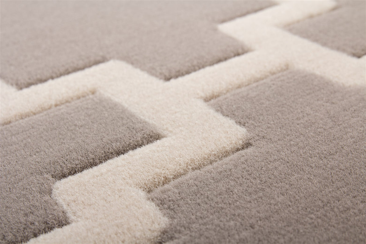 Lina 225 Taupe / Elfenbein