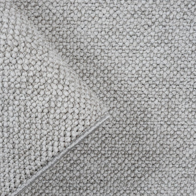 Sanat  Lora Soft Loop Teppich, hellgrau