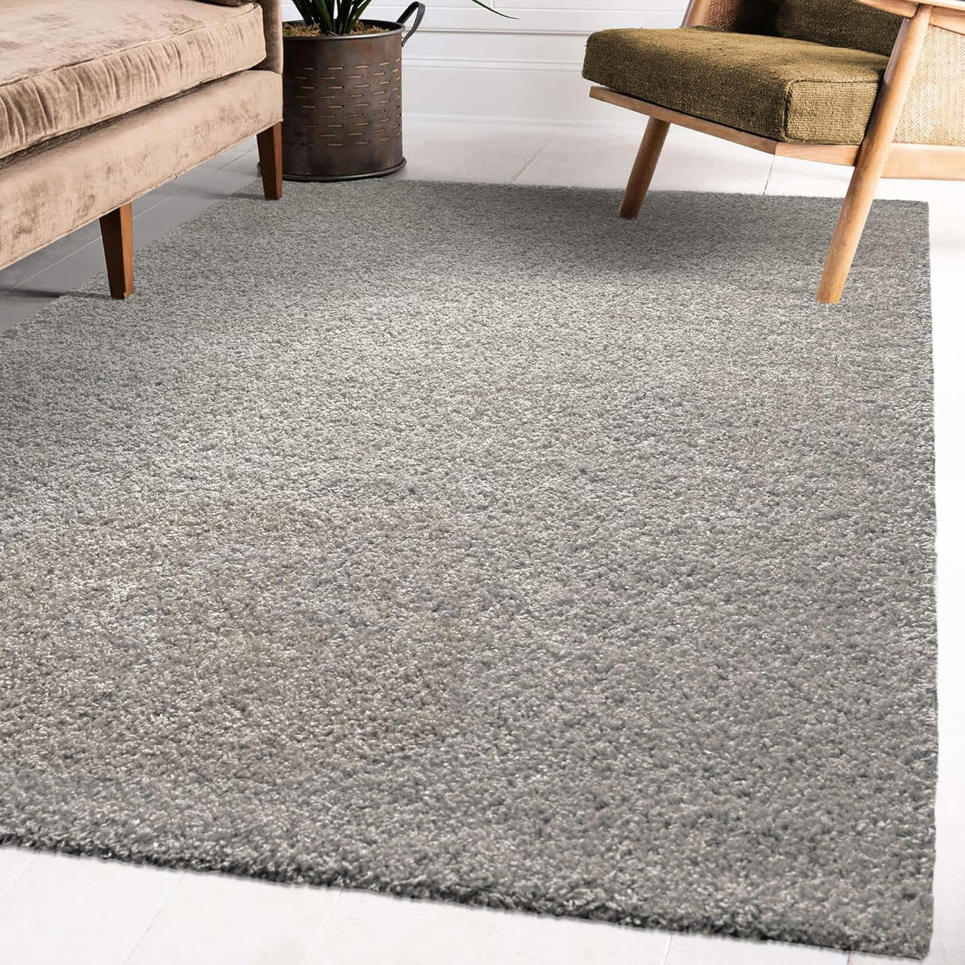 Teppich Loca in Hellgrau