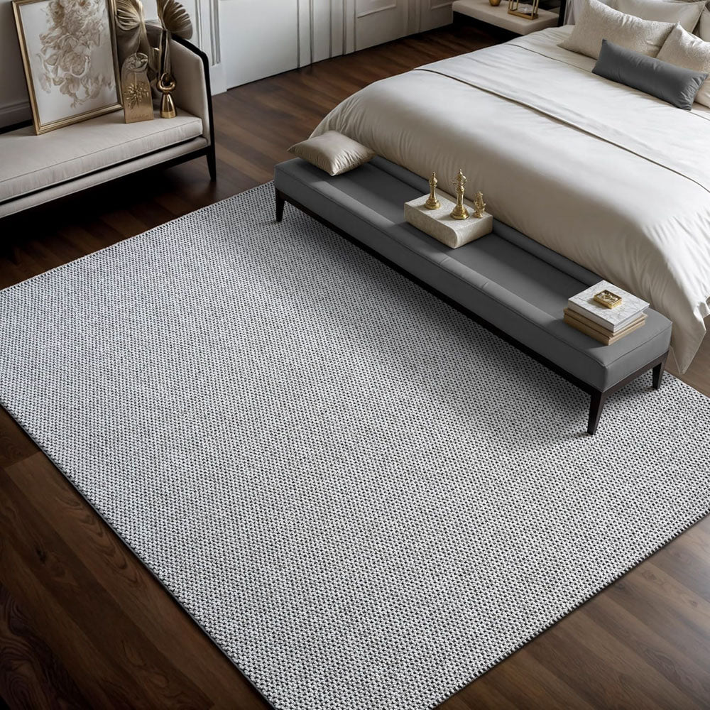 Sanat  Lora Soft Loop Teppich, schwarz