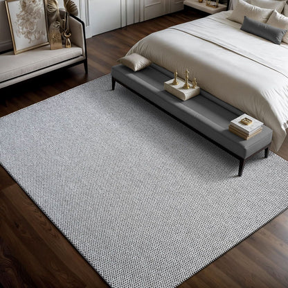 Sanat  Lora Soft Loop Teppich, schwarz