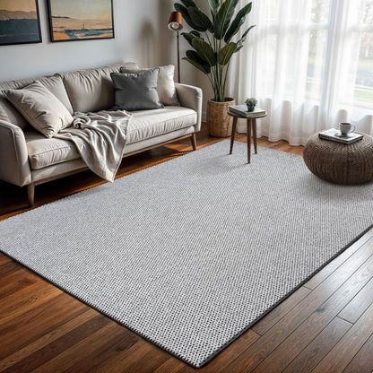 Sanat  Lora Soft Loop Teppich, schwarz