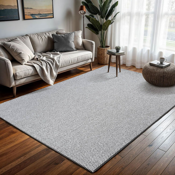 Sanat  Lora Soft Loop Teppich, schwarz