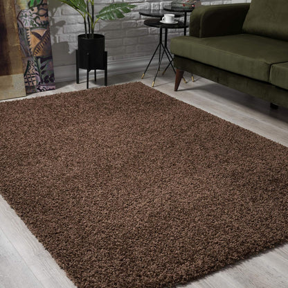 Teppich Loca in Dunkelbraun