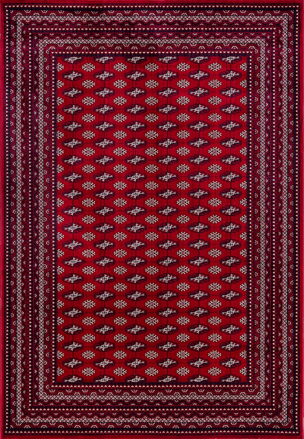 Teppich Dubai | Red | Kurzflorteppich