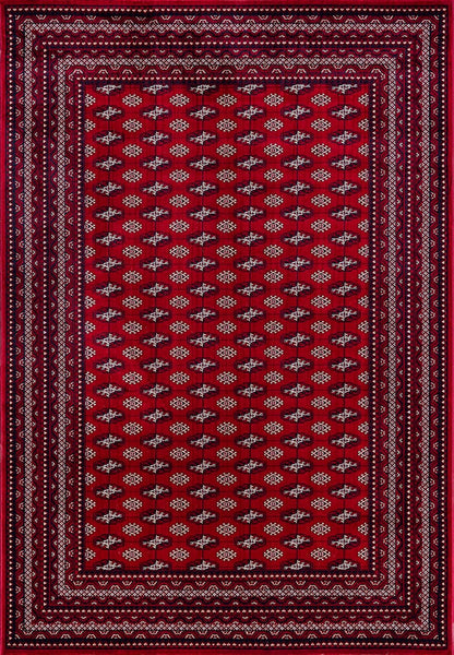 Teppich Dubai | Red | Kurzflorteppich